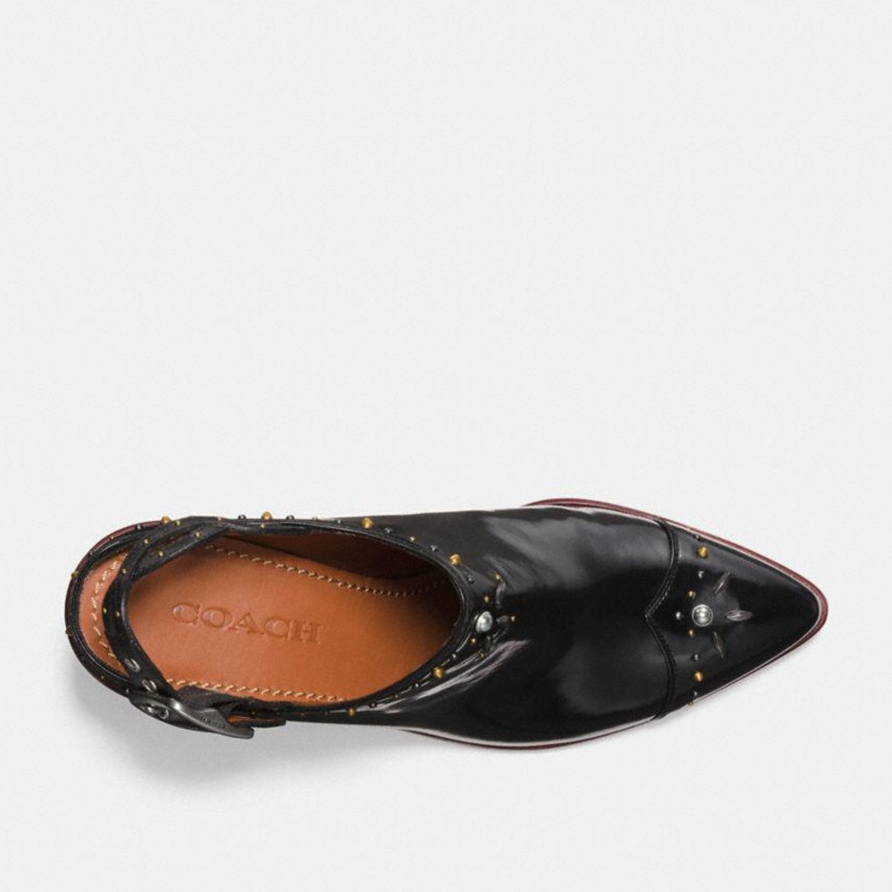 Coach Western Mules with Prairie Rivets - Picture 2 of 11